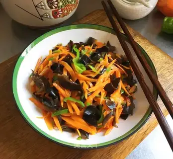Wood and carrots