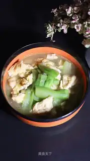 Smelt egg soup