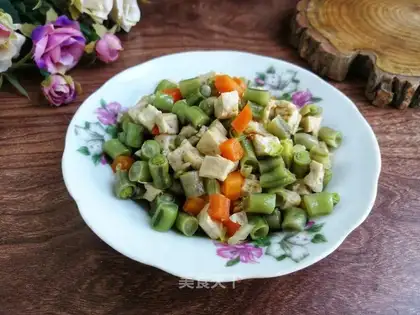 Carrot and tofu