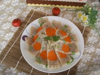 pattern meat jelly