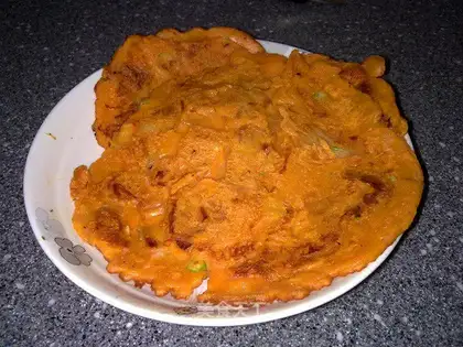 Spicy cabbage pancakes