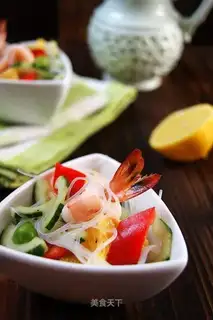 Orange shrimp salad