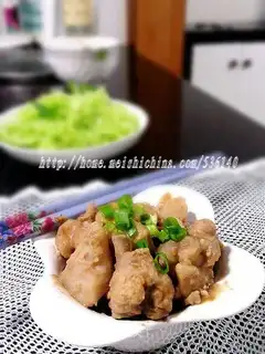 Braised chicken wings with taro without smoke