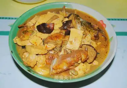 Mushroom tofu fish