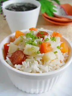 cured potato rice