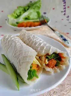 Flavor chicken roll