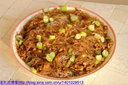 Minced pork and vermicelli