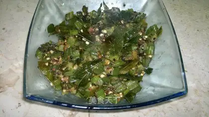stir-fried okra