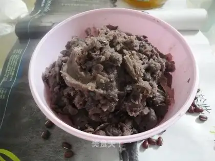 Lazy version of homemade red bean paste