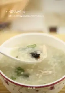 congee with pork and century