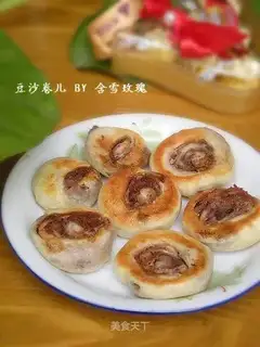 Bean paste rolls