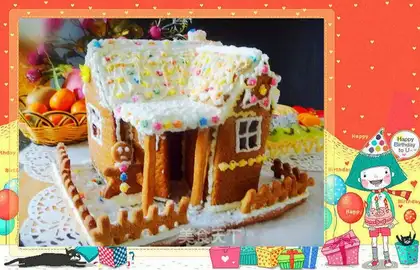 Christmas gingerbread house