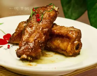 Sweet pork ribs