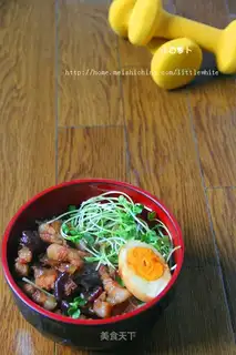 braised pork rice