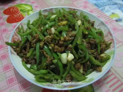 chili fry meat