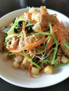 Fishballs, rice powder