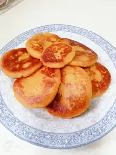 Pumpkin rice cake