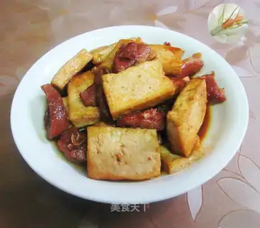 The duck's legs burn old tofu
