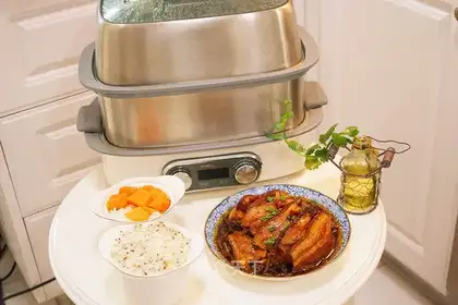 Dry bean horn evaporate meat