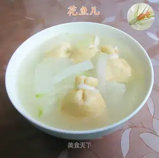 Fishseed bag of winter melon soup