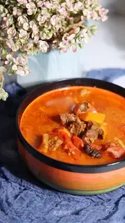 Home-cooked cow