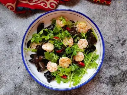 A corset of veal shrimp