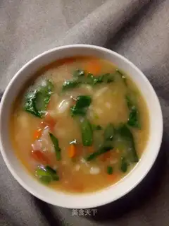 Tomato spinach soup