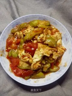 Tomato silk fried eggs