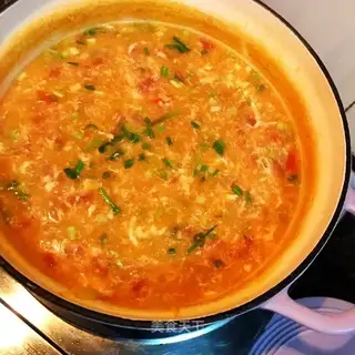 Tomato egg soup