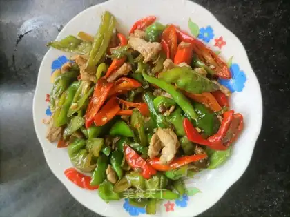 Chili fried meat