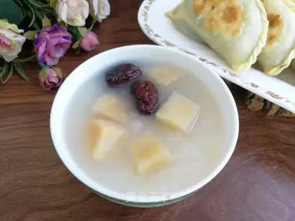 Apple date congee