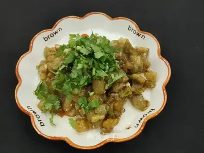 Fried eggplant