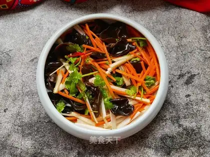 Carrots with white wood