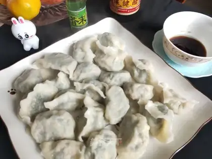 The spinach three-sip dumplings