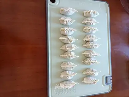 Cream beef dumplings