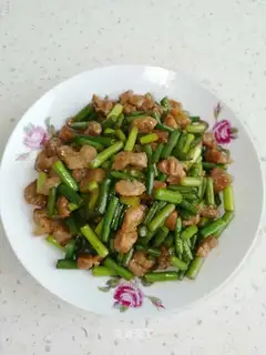 Garlic fried meat