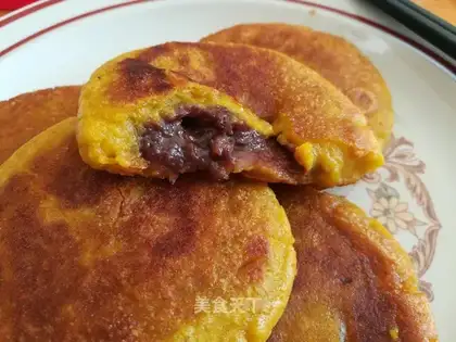 Pumpkin rice cake