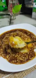 Black pepper and mashed potatoes