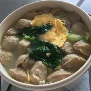 Meatball egg soup