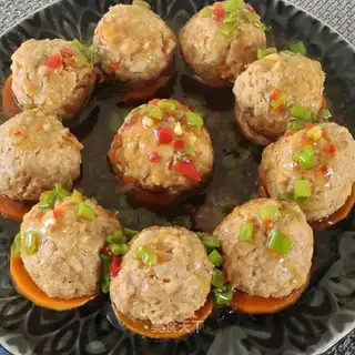 Lotus meatballs