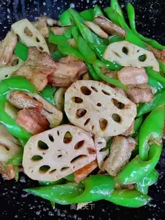 Liang's green pepper is made of meat