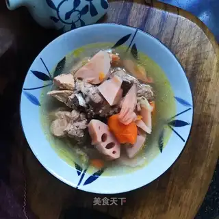 Fresh steak soup
