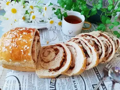 Cinnamon pecan toast