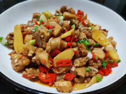 A beer stew of pheasant