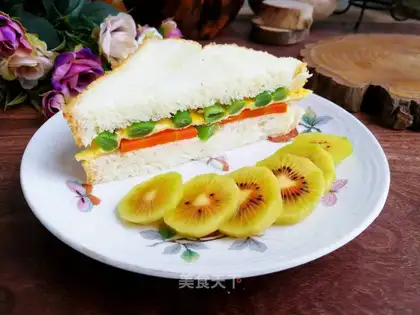 Soybeans egg sandwich