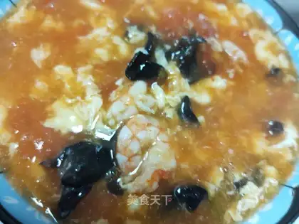 Tomato shrimp halogen