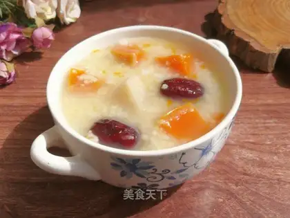 Pumpkin apple porridge