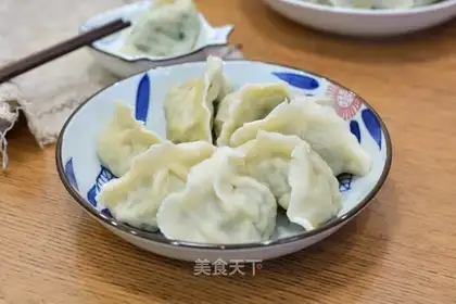 Eggs and casserole dumplings