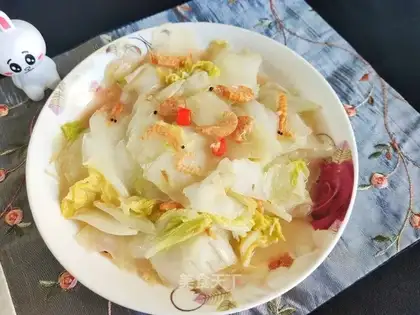 Shrimp cabbage