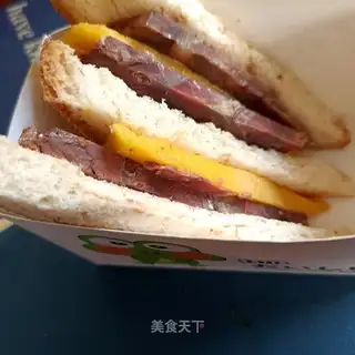 Beef mango sandwiches